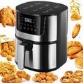 XXL Heißluftfritteuse 7L Fritteusen Friteuse Heißluft Air Fryer 2400W ohne Öl DE