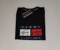 Tommy Hilfger Damen T-shirt Neu Mit Etikett Gr XL Schwarz Glitzer