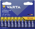 Varta Batterien LONGLIFE Power AA Mignon 1,5V 1500mAh Alkali 10er Pack