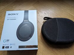 Sony WH-1000XM4 Kabellose Noise Cancelling Bluetooth Kopfhörer Schwarz