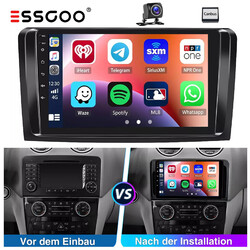 Android13 Carplay Autoradio Für Mercedes Benz ML Klasse W164 GPS BT 6+128G  KAM