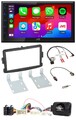 JVC Bluetooth 2DIN Lenkrad DAB USB Autoradio für Dacia ab 2012 schwarz