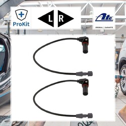 2x ORIGINAL® Bosch Sensor, Raddrehzahl Vorne passend für VW Touareg Audi Q7