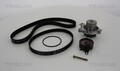 TRISCAN Wasserpumpe + Zahnriemensatz 8647 290020 für VW T4 TRANSPORTER 7DB 70B