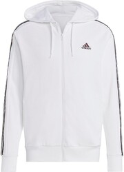Adidas Herren Essentials French Terry 3-Stripes Full-Zip Hoodie Hooded IC9836