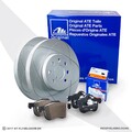 ATE Powerdisc Scheiben 253mm Beläge hinten für AUDI A3 VW Golf 5 6 Leon Octavia