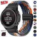 Für Garmin Fenix 8 7 7X 6 6X 5 5X Tactix Epix Pro Quickfit Magnet Nylon Armband