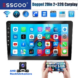Autoradio Doppel 2Din Android 13 Carplay 2+32G Bluetooth WIFI GPS NAVI FM Kamera
