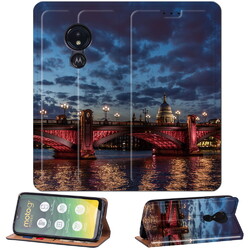Leder Ständer Abdeckung Geldbörse Etui passt Motorola Moto E6 Plus Play E6s G7 G8 Power