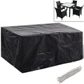 Gartenmöbel Abdeckung mit Ösen Abdeckplane Abdeckhaube Schutzhülle vidaXL