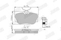 JURID 571875J Bremsbelagsatz, Scheibenbremse for VW