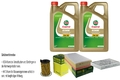 INSPEKTIONSKIT FILTER CASTROL 10L ÖL 5W30 für VW Touareg 7P5 3.0 V6 TDI