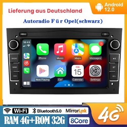 8 Kern Android 13 Autoradio GPS 4G LTE Für Opel Corsa C D Astra H Zafira B DSP