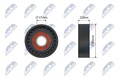 Spannrolle Keilrippenriemen NTY RNK-AU-083 für VW JETTA 3 1K2 4 162 163 AV3 AV2