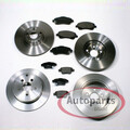 Bremsscheiben Ø 295 mm + Ø 285 mm + Beläge vorne hinten für Toyota Avensis T25