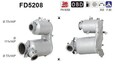 AS FD5208 Dieselpartikelfilter Rußpartikelfilter DPF für SEAT Leon ST (5F8) Euro