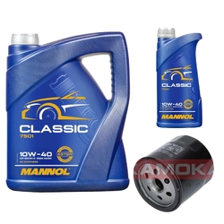 KAMOKA Ölfilter MANNOL Classic 10W-40 6L passend für Alfa Romeo Spider 2000
