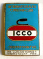 Plakette Int. Curling Turnier Oberstdorf 1963 ICCO Curlingclub Andenken Sammler