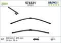 VALEO Wischblatt Scheibenwischer SILENCIO FLAT BLADE SET 574321 600 für BMW 3er