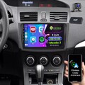 Android 13 2+64G Autoradio DAB+ Carplay KAM NAVI BT FM RDS Für Mazda 3 2010-2013