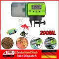 Aquarium Automatische Fischfutterautomat Auto Digital LCD Fütterung Timer 200ML