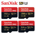 Sandisk Extreme PRO Micro SD SDXC Speicherkarte 32GB 64GB 128GB 256GB 512GB 2TB
