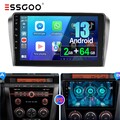 2+64GB Android 13.0 Carplay Autoradio Für Mazda 3 2003-2009 BK GPS Navi RDS WIFI