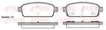 REMSA Bremsbelagsatz Scheibenbremse 1432.02 für P10 VAUXHALL ASTRA OPEL Caravan