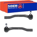 2x SIDEM SPURSTANGENKÖPFE passend für DACIA DUSTER LINKS+RECHTS