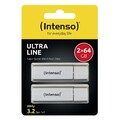 Intenso 128 GB (2x 64 GB), Ultra Line, Doppelpack, Silber (3531494 #1907585