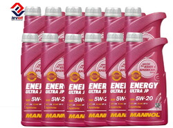 12x1 Liter MANNOL 5W-20 Energy Ultra JP Motoröl HONDA TOYOTA KIA NISSAN 5W20