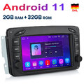 Für Mercedes Benz C/CLK/G Klasse W203 W209 Vito Autoradio GPS Navi WIFI BT 2+32G