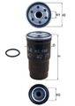 Mahle Original Kraftstofffilter KC 100D