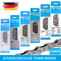 Shimano MTB Fahrrad 6/7/8/9/10/11/12 Fach Kette 116/126 Glieder Fahrradkette NEU