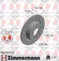 2x ZIMMERMANN Sport Coat Z 150.2931.52 Bremsscheiben Hinten 280mm