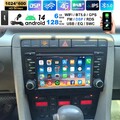 Für Audi A4 S4 RS4 8E 8H B6 B7 +DAB Autoradio Carplay Android 14 6+128GB DSP GPS