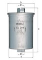MAHLE Kraftstofffilter  u.a. für ALFA ROMEO, DAIMLER, FERRARI, FIAT, JAGUAR