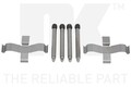 NK (7933046) Zubehörsatz, Scheibenbremsbelag für MERCEDES
