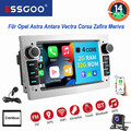 Android 14 Für Opel Corsa C/D Zafira B Astra G H Apple Carplay Autoradio GPS KAM