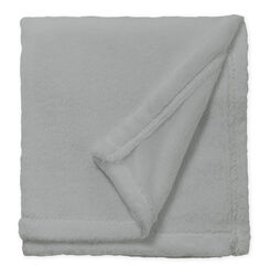 Kuscheldecke Flauschig 150x200 cm grau warm kuschelig weich Flanell Fleecedecke