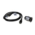 DUAL USB Kfz-Adapter+Kabel kompatibel mit Oppo A3X, USB 3.0, 2A, 1m