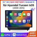 CarPlay Autoradio Für Hyundai ix35 3inch 2009-2015 Android 13 GPS Navi DSP WIFI 
