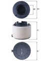 MAHLE Luftfilter LX 4249 für AUDI