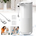 400ml Seifenspender mit Sensor, Automatischer Seifenspender, USB Wiederaufladbar