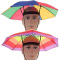 Faltbarer Sonnenschutz Schirm Hut Angeln Cap Regenschirm Hut Wandern Camping