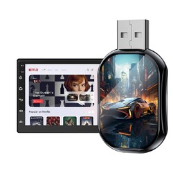 3 in1 WIFI Android Auto Wireless Carplay AIbox Adapter Converter Plug-and-Play