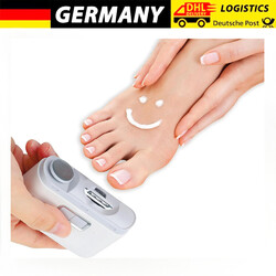 2 in 1 elektrischer Nagelschneider, automatischer Nagelknipser, wiederaufladbar