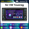 Für VW Touareg 7L Transporter T5 Multivan V Android 13 Autoradio GPS NAVI 2+64GB