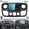 DAB+ Android 15 Autoradio GPS Für Renault Master III Opel Movano B Nissan NV400