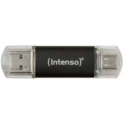 Intenso Twist Line USB-Stick 64 GB Anthrazit 3539490 USB-A, USB-C®, USB-A (USB